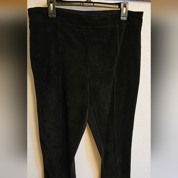 Faux Suede and Power Stretch Pants by Calvin Klein - Picture 1 of 10